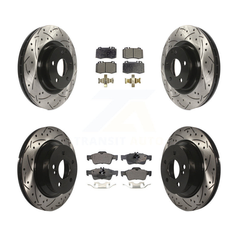 Transit Auto KDF-100317 Disc Brake Kit for 2006-2011 Mercedes-Benz CLS550, Mercedes-Benz E550, Mercedes-Benz CLS500 - Front and Rear