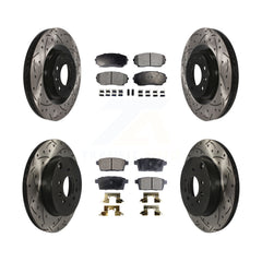 Transit Auto KDF-100323 Disc Brake Kit for 2007-2015 Mazda CX-9 - Front and Rear