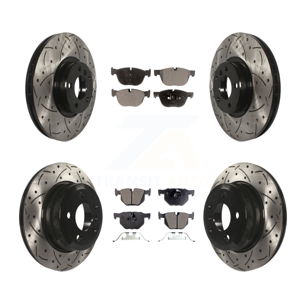 Transit Auto KDF-100326 Disc Brake Kit for 2009-2018 BMW X5, BMW X6 - Front and Rear
