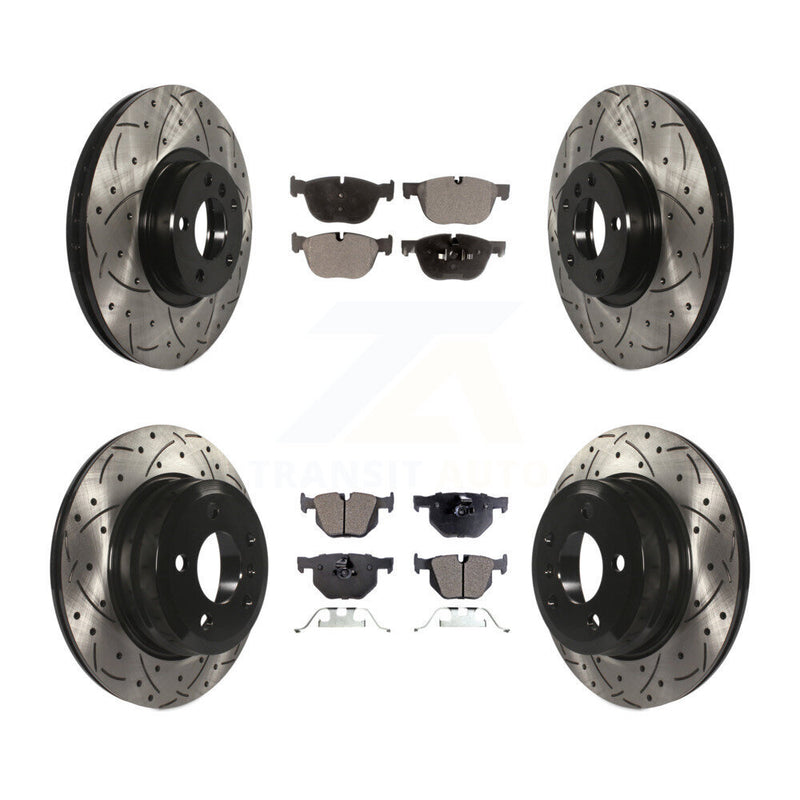 Transit Auto KDF-100326 Disc Brake Kit for 2009-2018 BMW X5, BMW X6 - Front and Rear