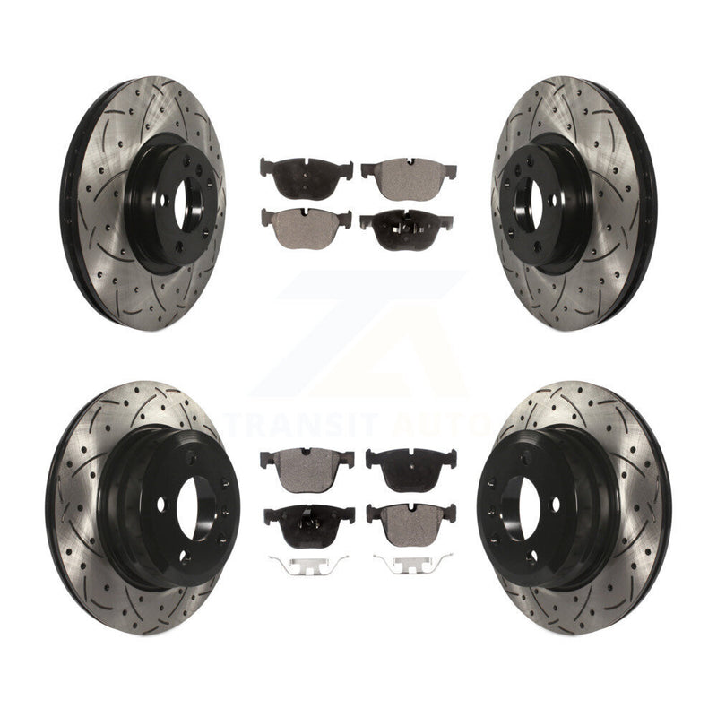Transit Auto KDF-100327 Disc Brake Kit for 2009 BMW X6 - Front and Rear
