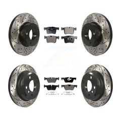 Transit Auto KDF-100340 Disc Brake Kit for 2013-2018 BMW 328d xDrive, BMW 320i xDrive - Front and Rear