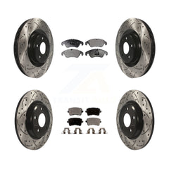 Transit Auto KDF-100345 Disc Brake Kit for 2009-2010 Audi Q5 - Front and Rear