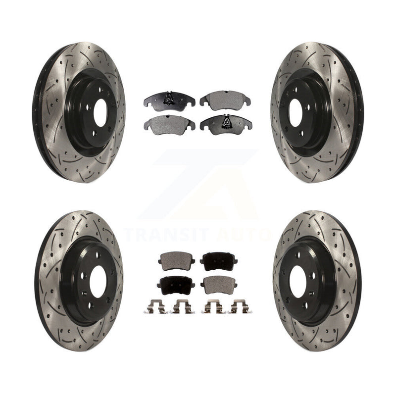 Transit Auto KDF-100345 Disc Brake Kit for 2009-2010 Audi Q5 - Front and Rear