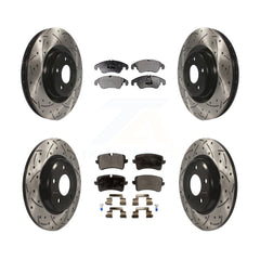 Transit Auto KDF-100346 Disc Brake Kit for 2013 Audi A6 - Front and Rear