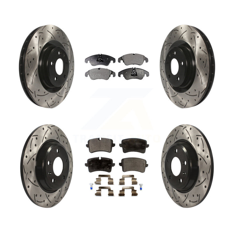 Transit Auto KDF-100346 Disc Brake Kit for 2013 Audi A6 - Front and Rear