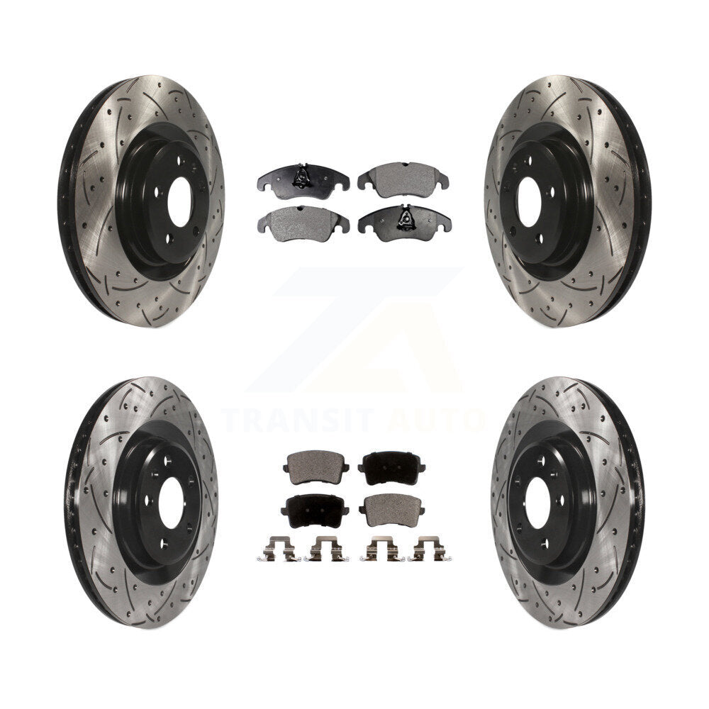 Transit Auto KDF-100347 Disc Brake Kit for 2011-2017 Audi Q5, Audi S5, Audi S4 - Front and Rear