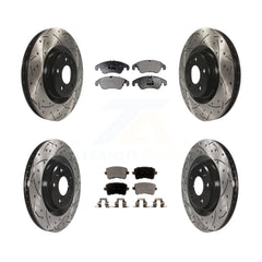 Transit Auto KDF-100347 Disc Brake Kit for 2011-2017 Audi Q5, Audi S5, Audi S4 - Front and Rear