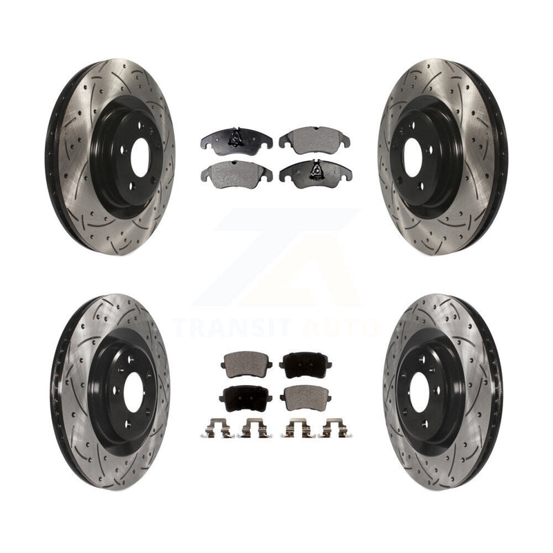 Transit Auto KDF-100347 Disc Brake Kit for 2011-2017 Audi Q5, Audi S5, Audi S4 - Front and Rear