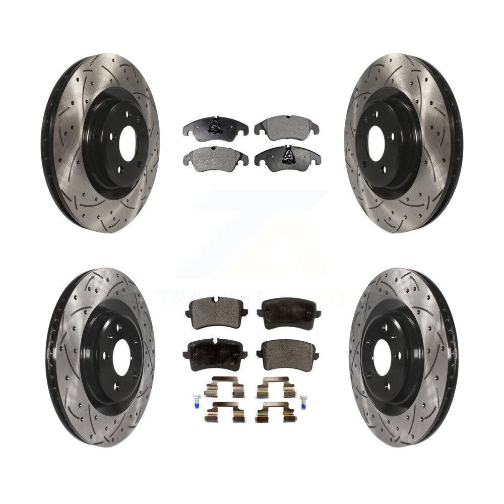 Transit Auto KDF-100348 Disc Brake Kit for 2014-2015 Audi A6, Audi A6 Quattro, Audi A7 Quattro - Front and Rear