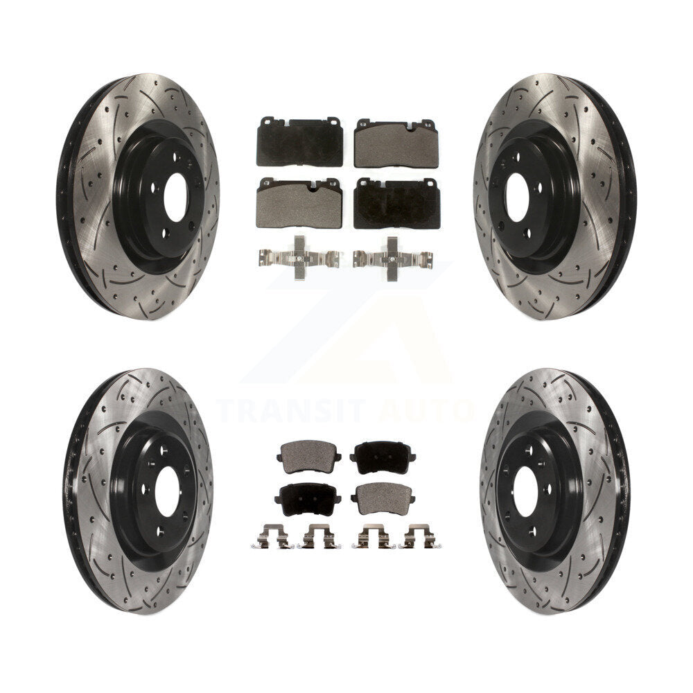 Transit Auto KDF-100349 Disc Brake Kit for 2013-2017 Audi Q5 - Front and Rear