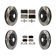 Transit Auto KDF-100349 Disc Brake Kit for 2013-2017 Audi Q5 - Front and Rear