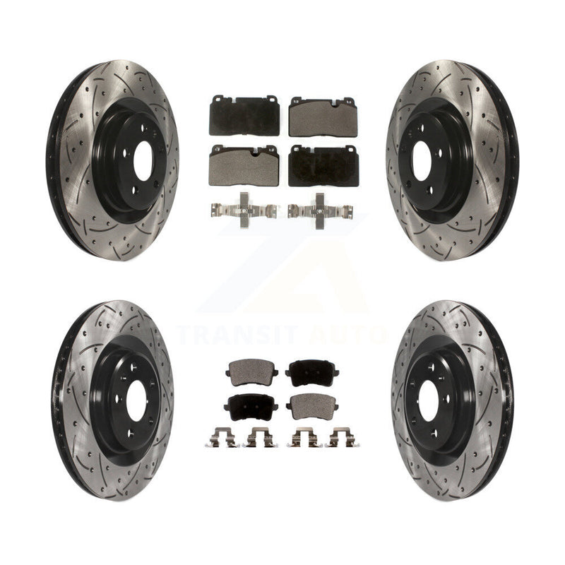 Transit Auto KDF-100349 Disc Brake Kit for 2013-2017 Audi Q5 - Front and Rear