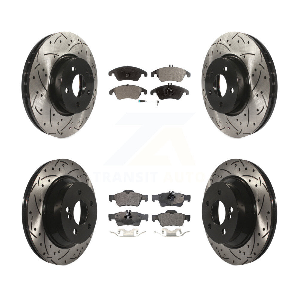 Transit Auto KDF-100358 Disc Brake Kit for 2011-2016 Mercedes-Benz E350, Mercedes-Benz E400 - Front and Rear