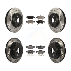 Transit Auto KDF-100358 Disc Brake Kit for 2011-2016 Mercedes-Benz E350, Mercedes-Benz E400 - Front and Rear