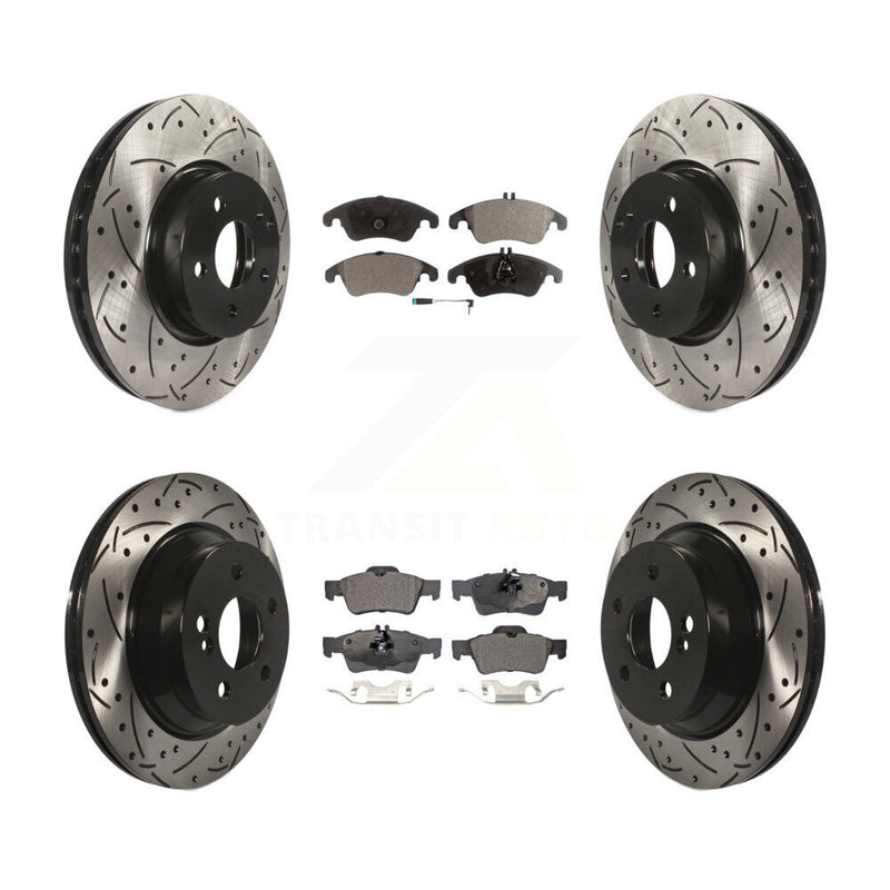 Transit Auto KDF-100358 Disc Brake Kit for 2011-2016 Mercedes-Benz E350, Mercedes-Benz E400 - Front and Rear