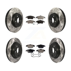 Transit Auto KDF-100359 Disc Brake Kit for 2008-2015 Mercedes-Benz C300, Mercedes-Benz E350, Mercedes-Benz C350 - Front and Rear