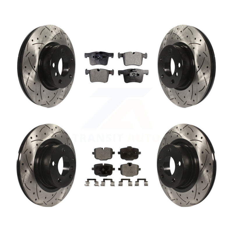Transit Auto KDF-100366 Disc Brake Kit for 2012 BMW X3 - Front and Rear