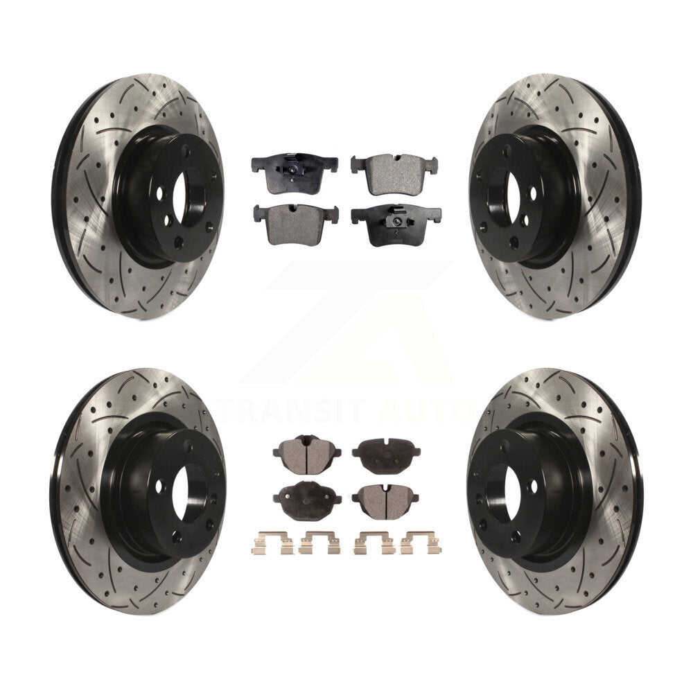 Transit Auto KDF-100367 Disc Brake Kit for 2011-2018 BMW X4, BMW X3 - Front and Rear