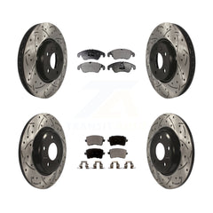 Transit Auto KDF-100369 Disc Brake Kit for 2011-2017 Audi A4 Quattro, Audi A5 and More - Front and Rear