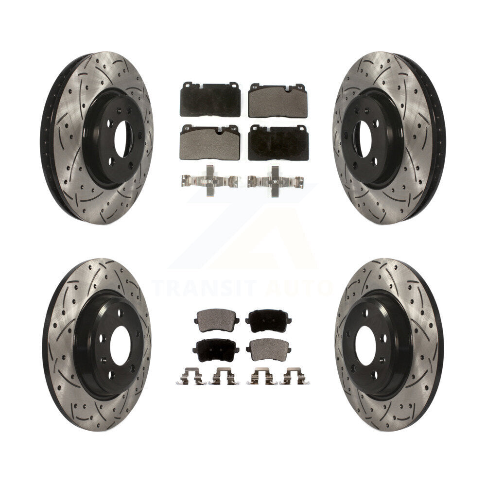 Transit Auto KDF-100371 Disc Brake Kit for 2013-2017 Audi Q5 - Front and Rear