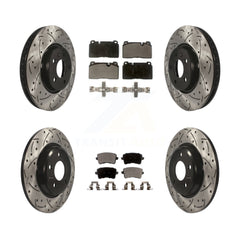 Transit Auto KDF-100371 Disc Brake Kit for 2013-2017 Audi Q5 - Front and Rear