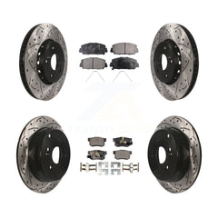 Transit Auto KDF-100379 Disc Brake Kit for 2013-2018 Acura RDX - Front and Rear