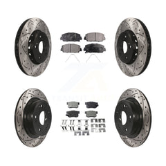 Transit Auto KDF-100380 Disc Brake Kit for 2016 Acura ILX - Front and Rear