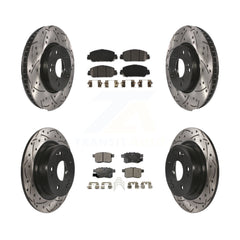 Transit Auto KDF-100381 Disc Brake Kit for 2013-2017 Honda Accord - Front and Rear