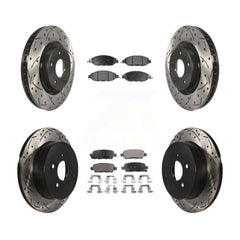 Transit Auto KDF-100386 Disc Brake Kit for 2013-2024 Nissan Murano, INFINITI QX60 and More - Front and Rear