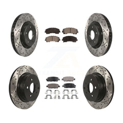 Transit Auto KDF-100388 Disc Brake Kit for 2016-2017 INFINITI QX50 - Front and Rear