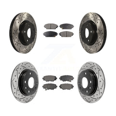 Transit Auto KDF-100391 Disc Brake Kit for 2014-2018 Mazda 3, Mazda 3 Sport - Front and Rear