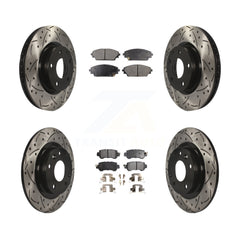 Transit Auto KDF-100392 Disc Brake Kit for 2016-2018 Mazda CX-3 - Front and Rear