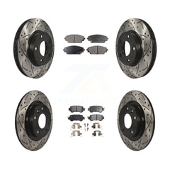 Transit Auto KDF-100396 Disc Brake Kit for 2016-2018 Mazda CX-3 - Front and Rear