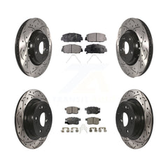 Transit Auto KDF-100407 Disc Brake Kit for 2016-2017 Honda Accord - Front and Rear
