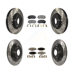 Transit Auto KDF-100409 Disc Brake Kit for 2016-2024 Mazda CX-5 - Front and Rear