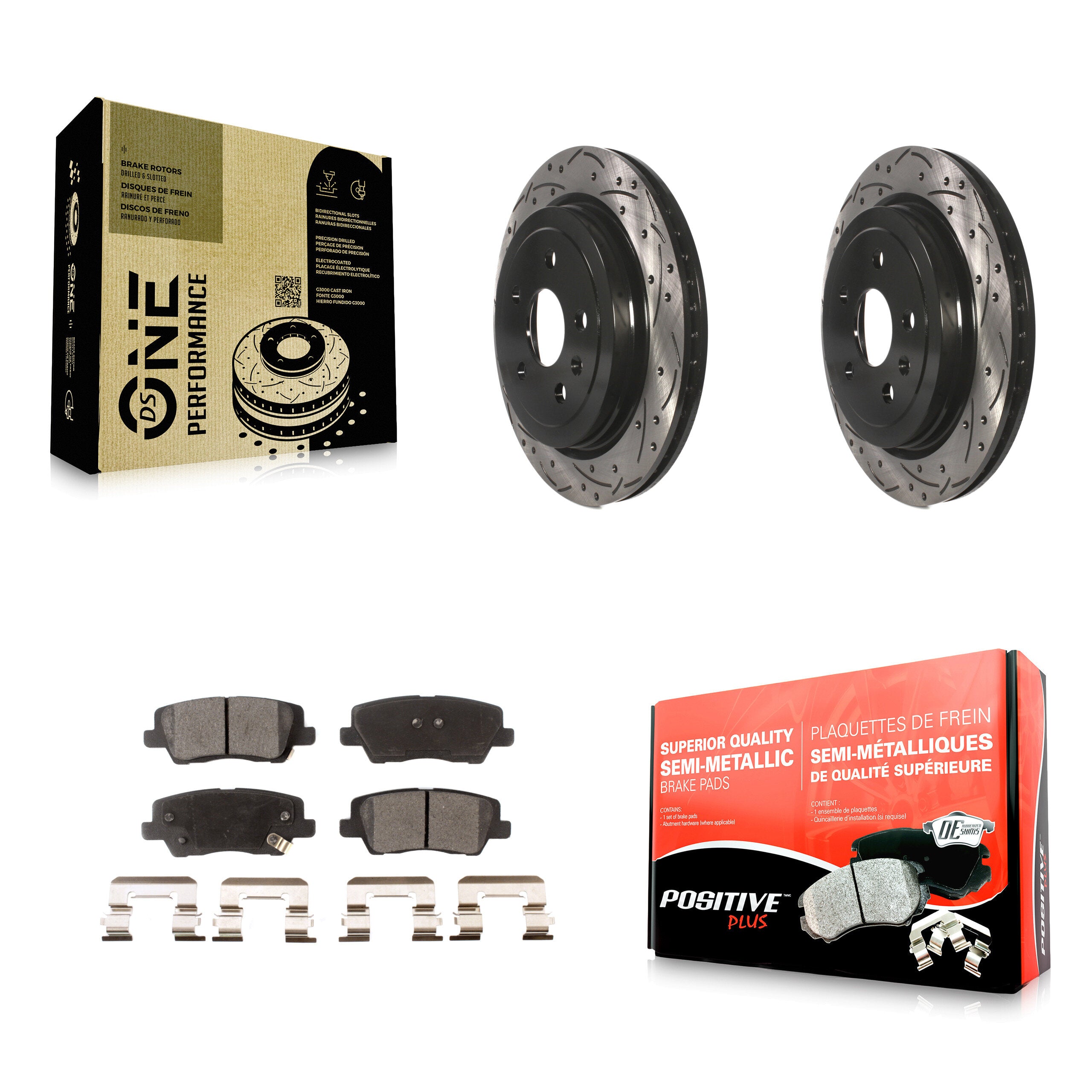 Transit Auto KDF-100421 Disc Brake Kit for 2015-2019 Cadillac CTS - Rear