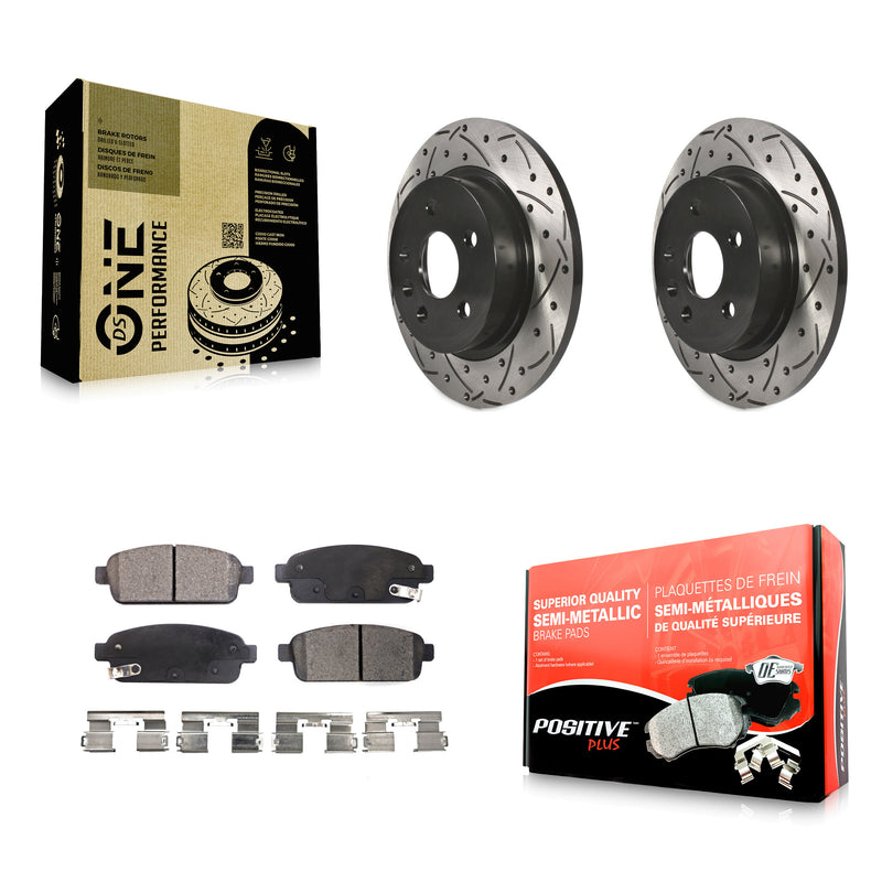 Transit Auto KDF-100423 Disc Brake Kit for 2011-2017 Chevrolet Cruze Limited, Chevrolet Cruze and More - Rear