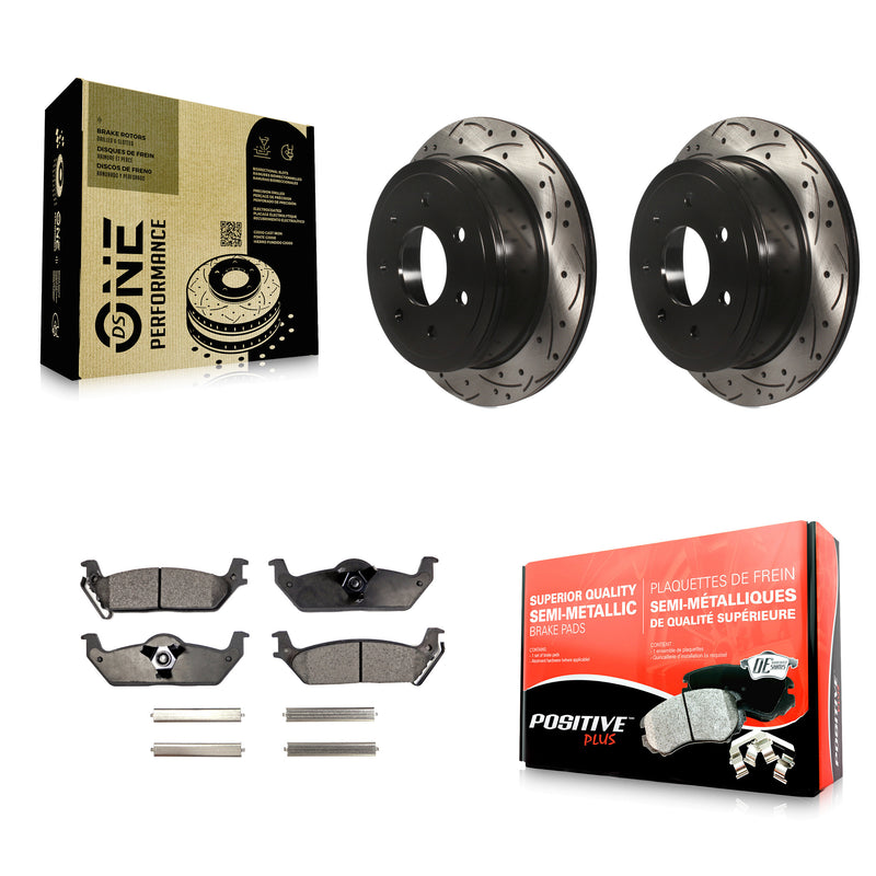 Transit Auto KDF-100432 Disc Brake Kit for 2004-2011 Lincoln Mark LT, Ford F-150 - Rear