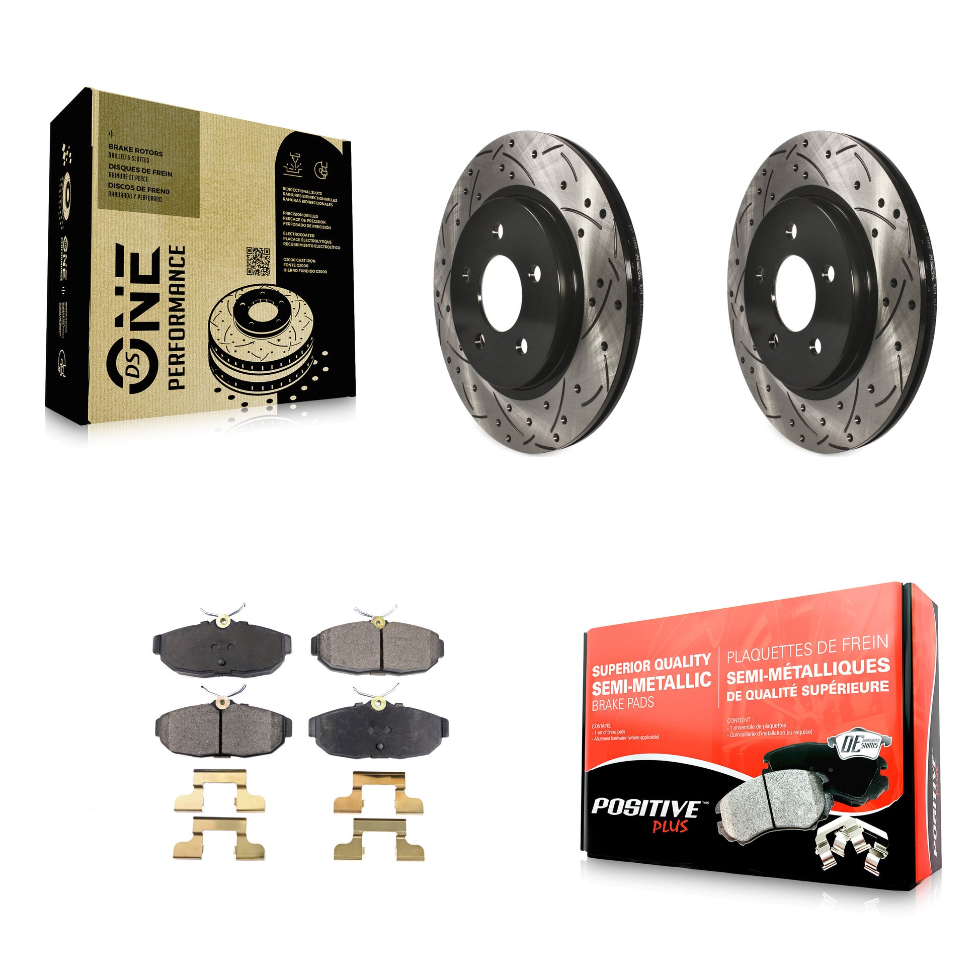 Transit Auto KDF-100433 Disc Brake Kit for 2005-2011 Ford Mustang - Rear