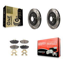 Transit Auto KDF-100433 Disc Brake Kit for 2005-2011 Ford Mustang - Rear