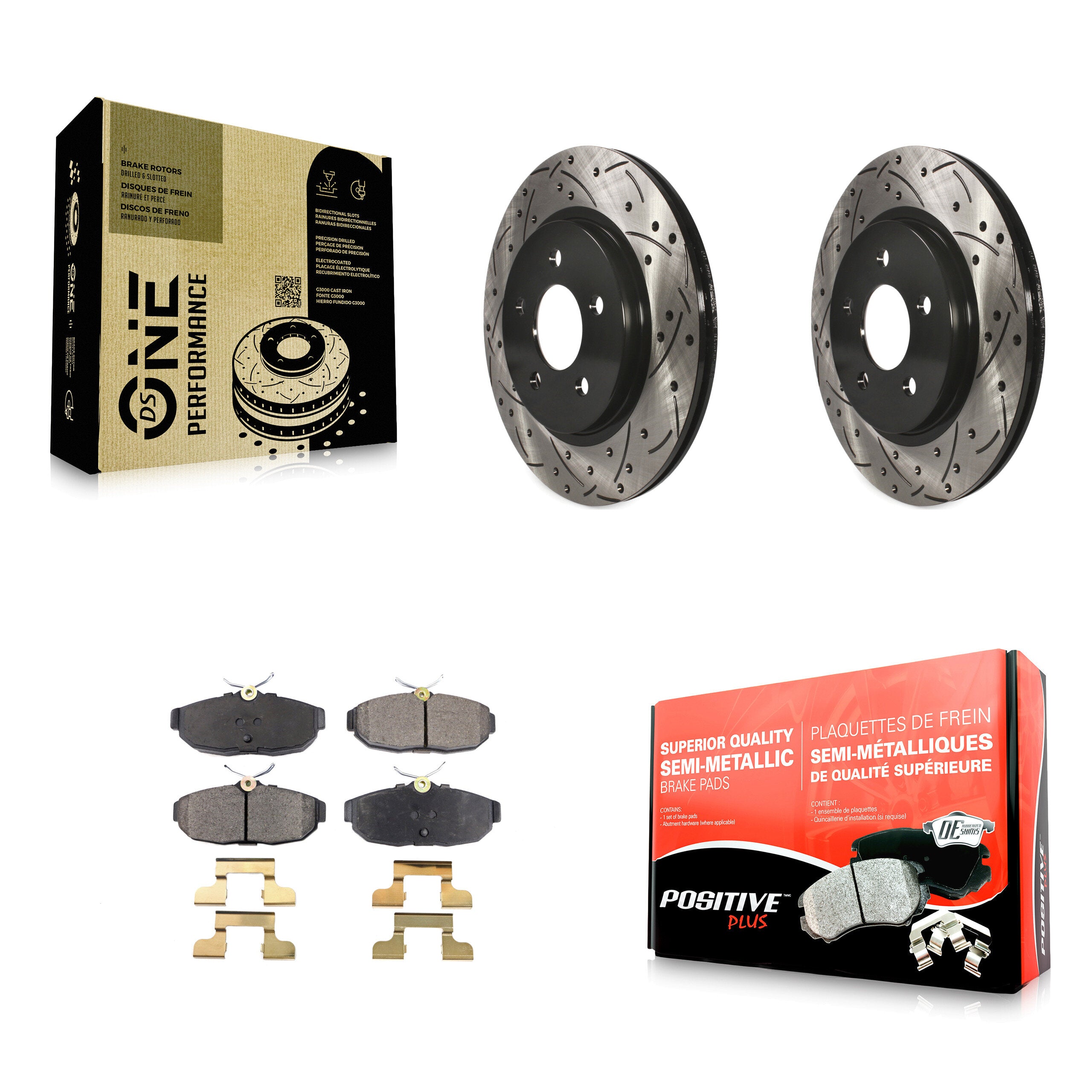 Transit Auto KDF-100433 Disc Brake Kit for 2005-2011 Ford Mustang - Rear