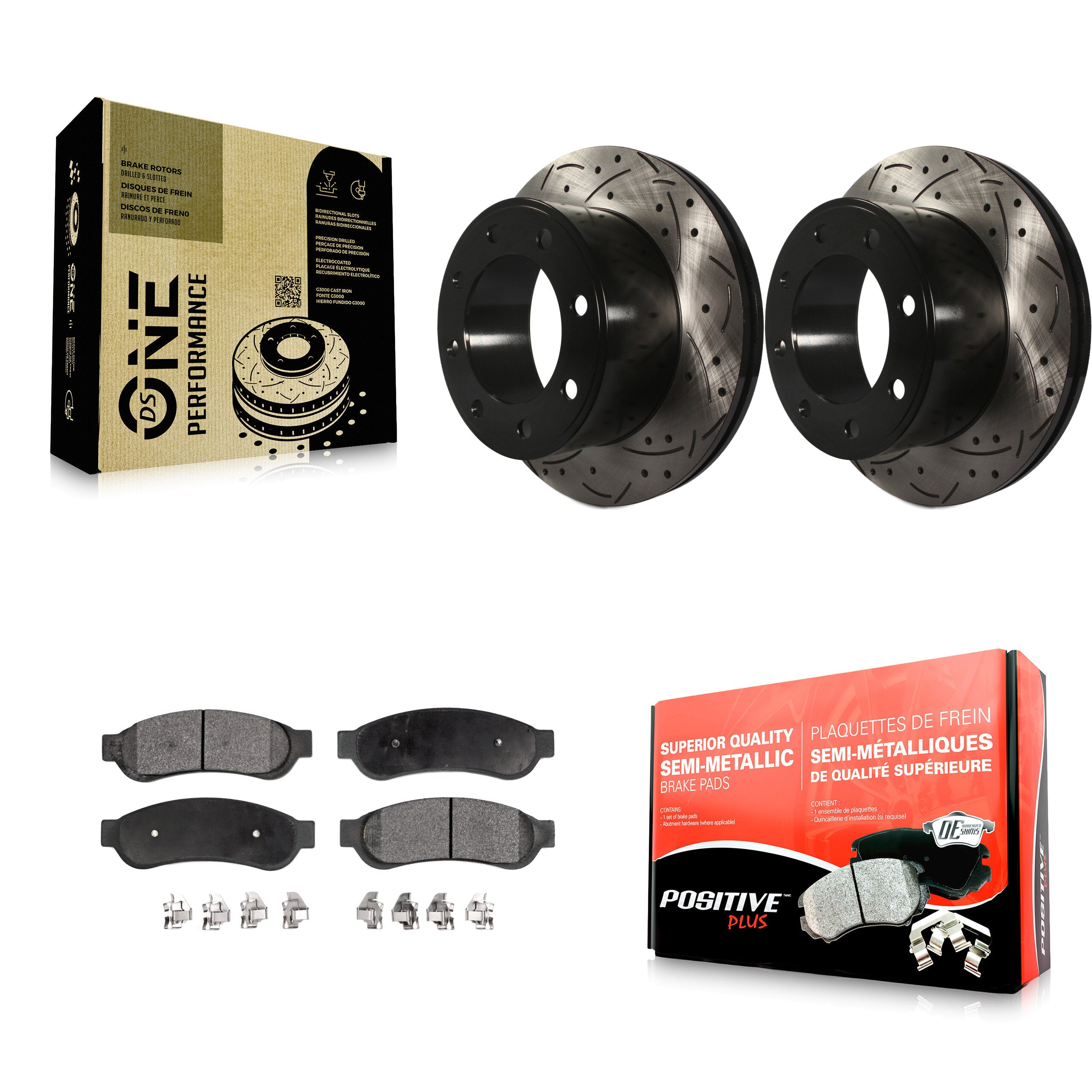 Transit Auto KDF-100440 Disc Brake Kit for 2008-2012 Ford F-350 Super Duty, Ford F-250 Super Duty - Rear