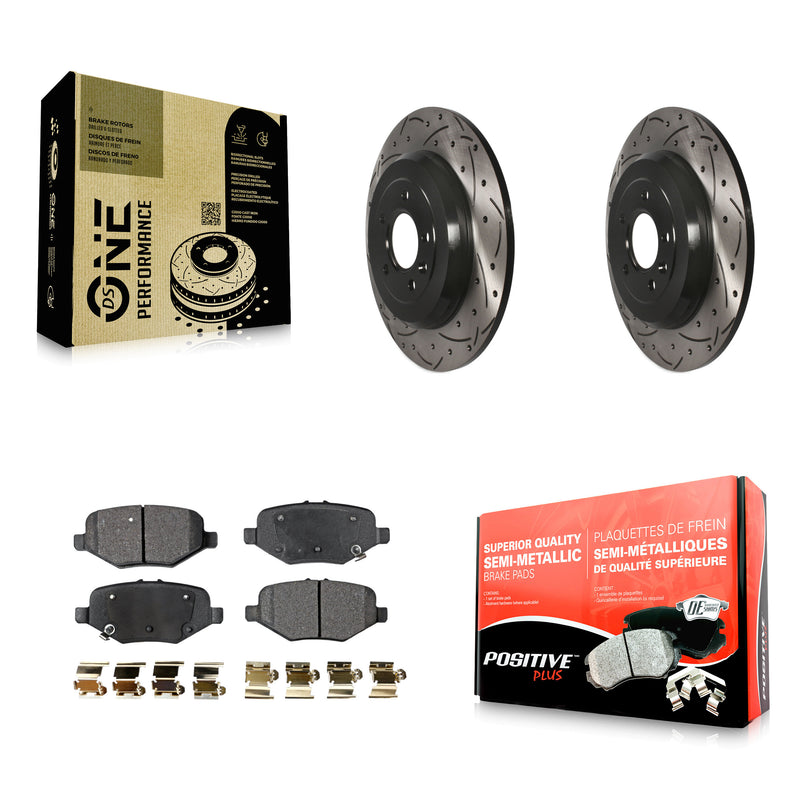 Transit Auto KDF-100444 Disc Brake Kit for 2015 Ford Explorer - Rear