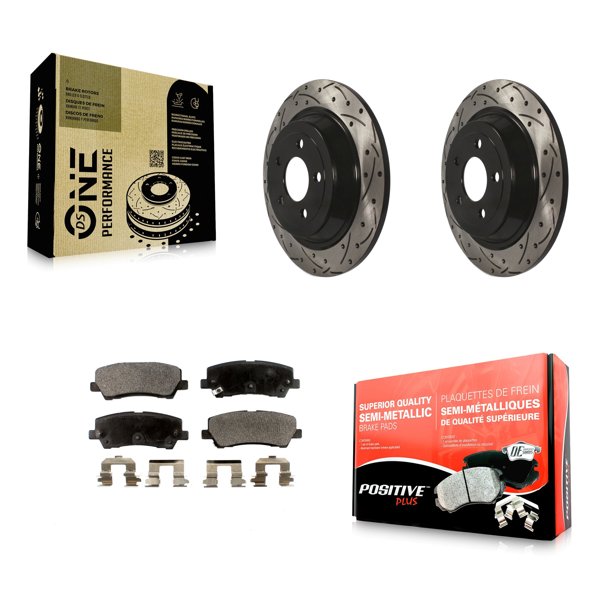 Transit Auto KDF-100454 Disc Brake Kit for 2015-2023 Ford Mustang - Rear