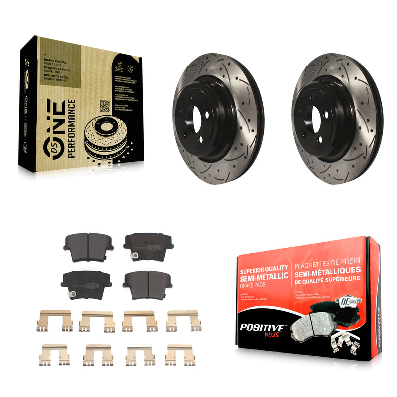 Transit Auto KDF-100459 Disc Brake Kit for 2006-2016 Dodge Charger, Dodge Magnum - Rear