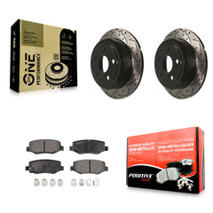 Transit Auto KDF-100462 Disc Brake Kit for 2007-2018 Jeep Wrangler JK, Jeep Wrangler - Rear