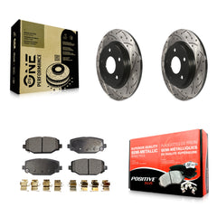 Transit Auto KDF-100465 Disc Brake Kit for 2017-2018 Dodge Grand Caravan - Rear
