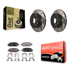 Transit Auto KDF-100475 Disc Brake Kit for 2003-2023 Nissan LEAF, Nissan Rogue Sport and More - Rear