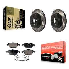 Transit Auto KDF-100477 Disc Brake Kit for 2010-2015 Mercedes-Benz E400, Mercedes-Benz GLK250 and More - Rear